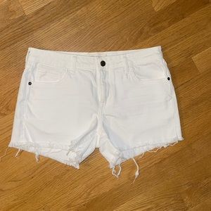 Hidden Brand White Jean Shorts